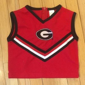 Children’s Univ of Georgia cheerleader uniform